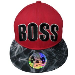 Boss Snapback Hat Multi One Size Adjustable Embroidered Sole Addiction